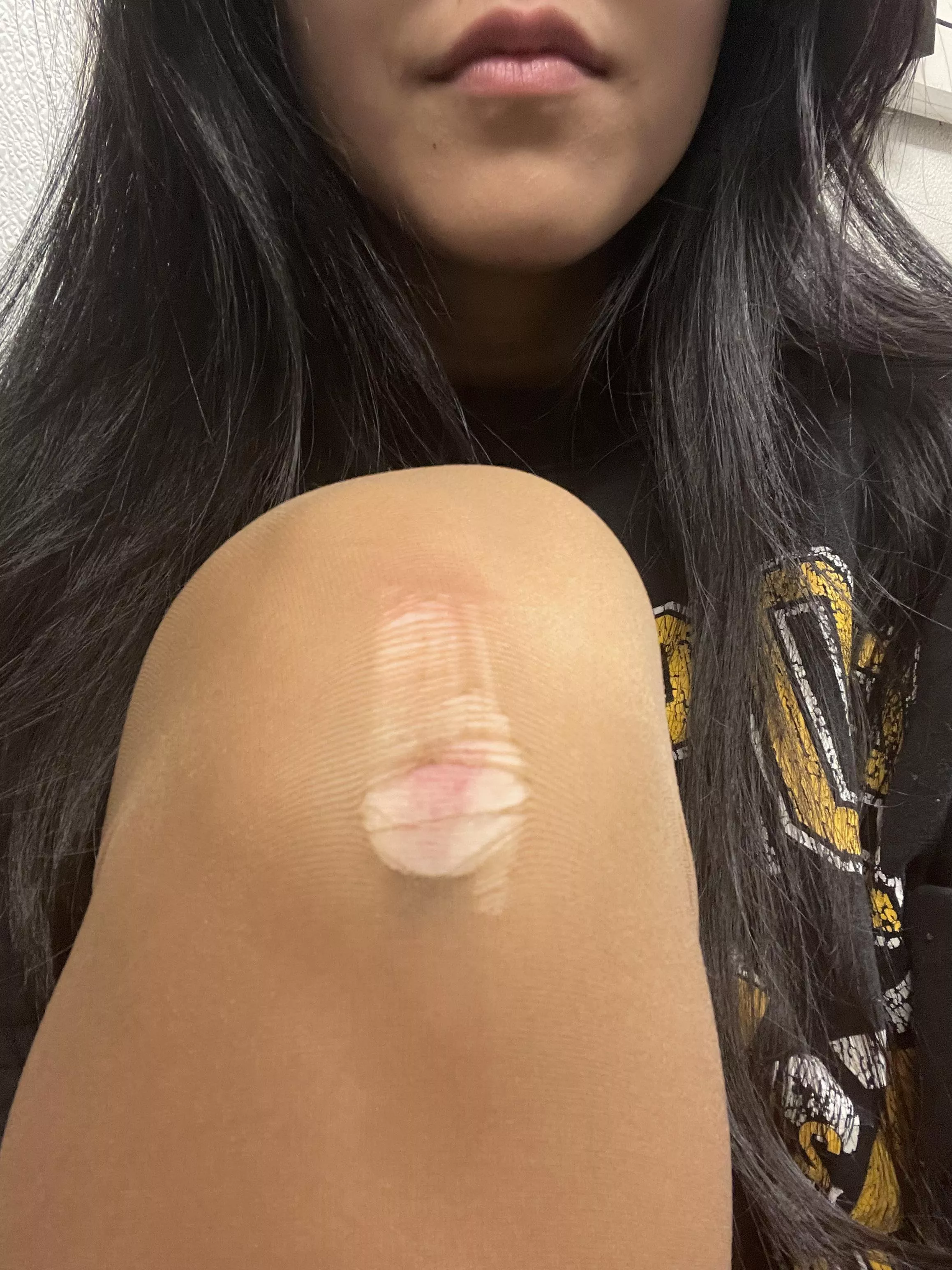 Fell at Hooters and ripped them 🥹😭 posted by andiipuliafico