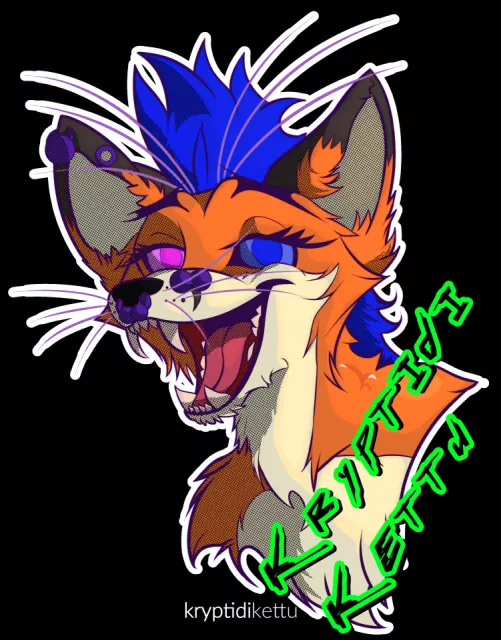 Getting ready for con season (art by me) by kryptidikettu