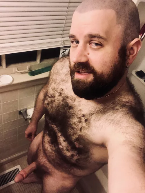 Growling before dawn 🐺 🌙 by Firm-Thick-and-Hairy