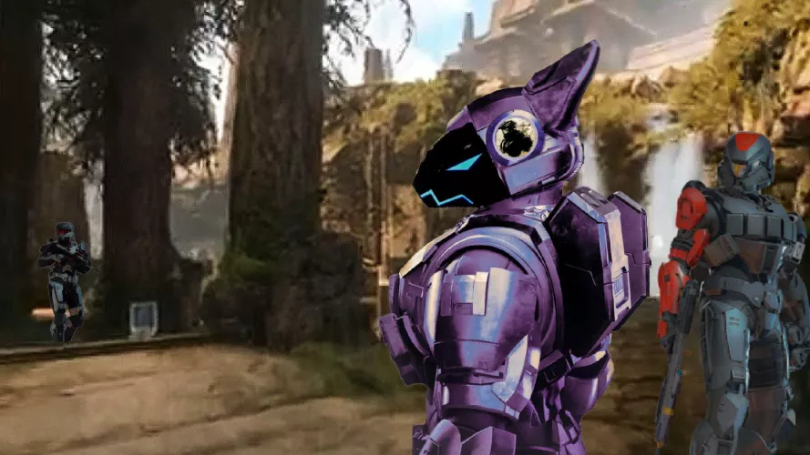 I decided to try and make a Protogen-spartan with a simple edit to my Infinite spartan. by Most-Initial8702
