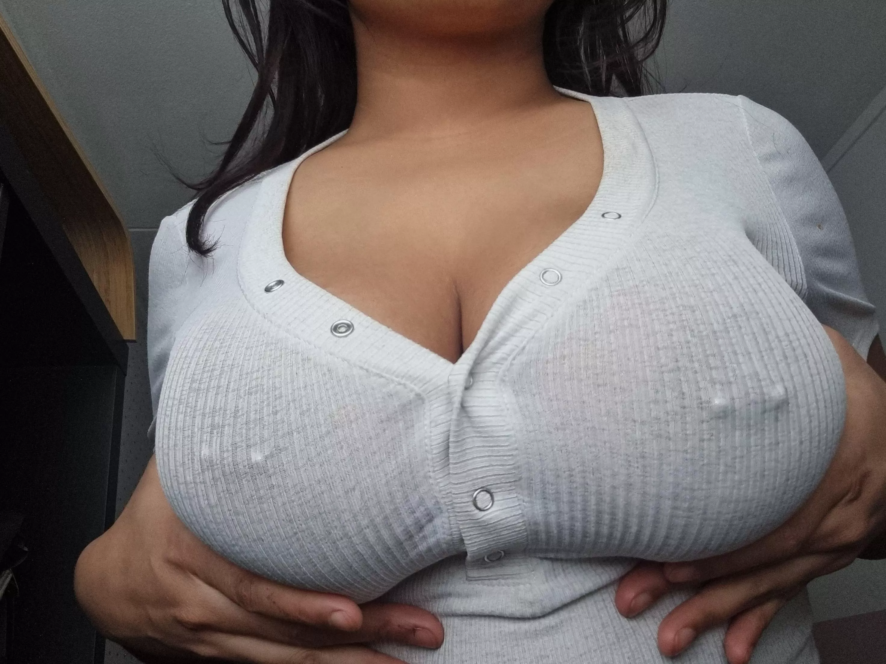 If I catch you staring, I'll flash you 🥺 posted by lillynymph