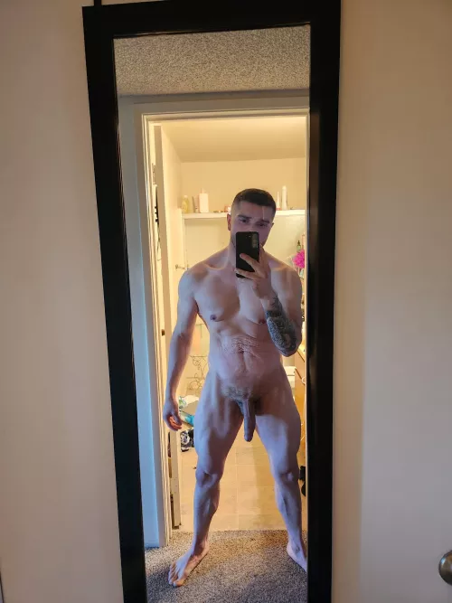 In all my flawed glory, loose skin, stretch marks and all. by AppleSubstantial8194