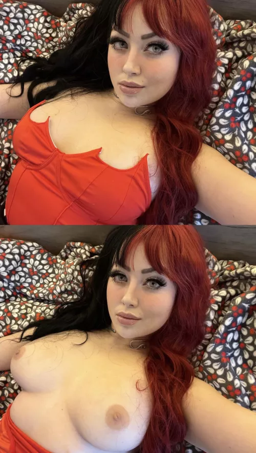 It's important if I'm your girlfriend that you suck on my tits at least once a day by TwoBrattyCats