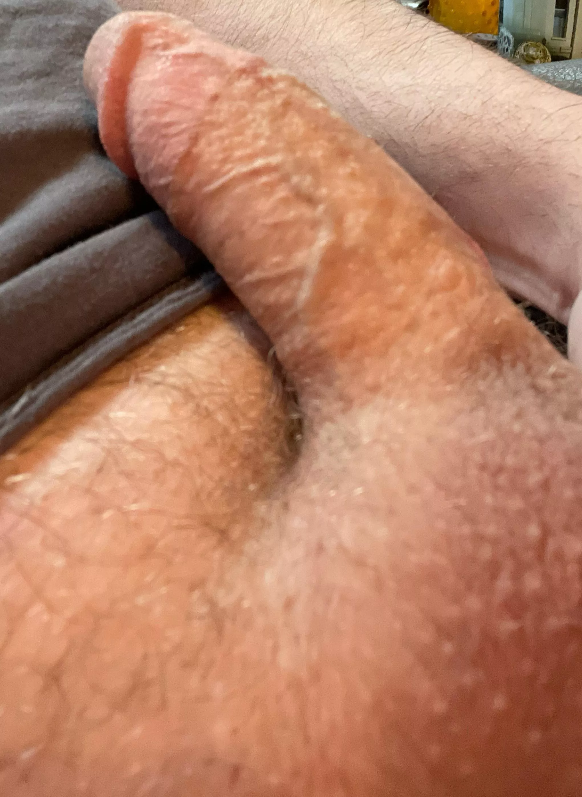 Just (m)y (41) half chub. He is a grower 😉 posted by nsfwthrowaway6805
