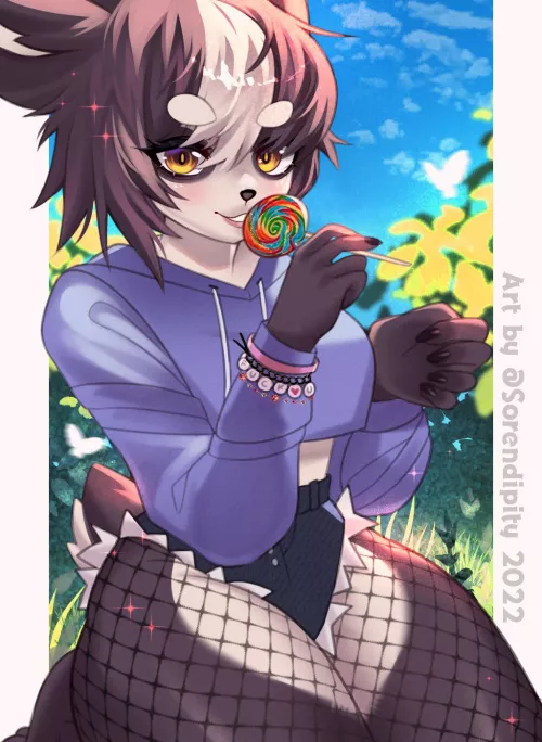 Lollipop (art by me @_Sorendipity twt) by SSorendipity