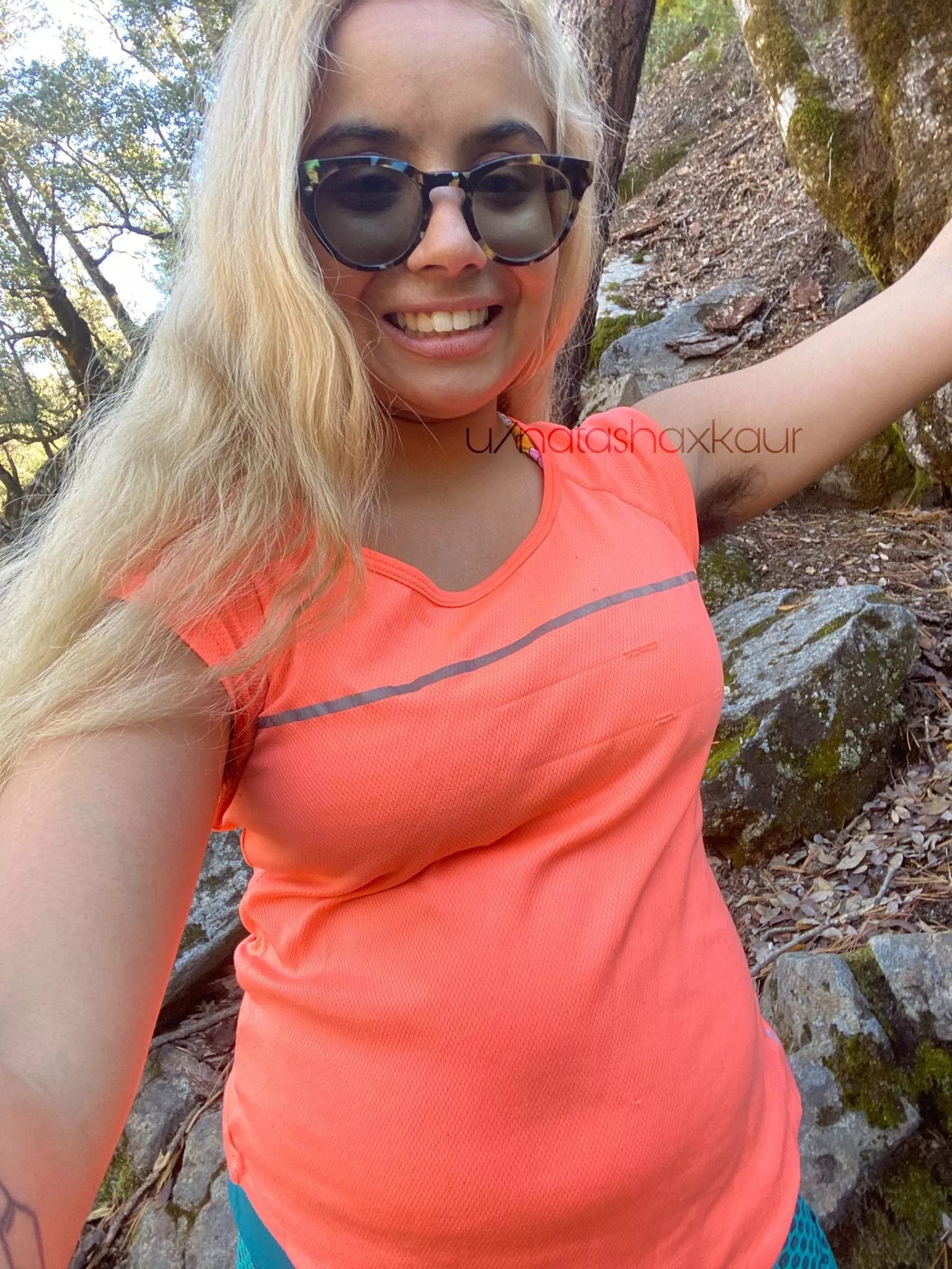 My armpit hair is so long and wispy that it peeks through my shirts posted by NatashaxKaur