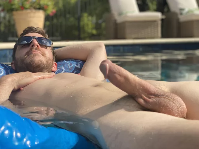 My husband sure is glad the weather is warming up! by FreshAsALettuce