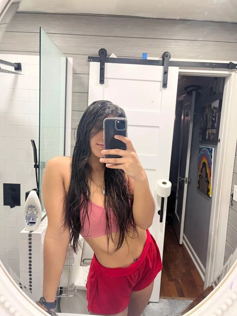 Post workout sweat.. [F]un workout x posted by BalaclavaBrat