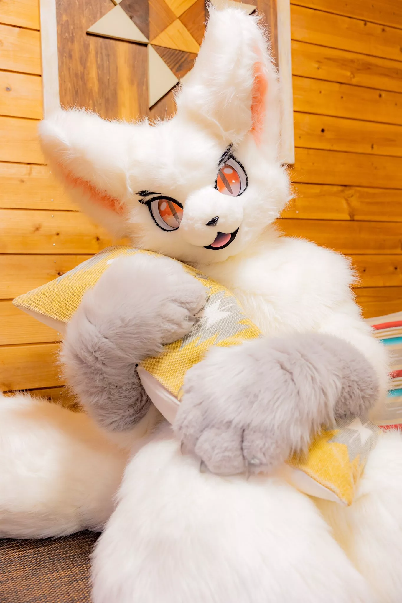 Shall we sleep together? 🤍 (@shiroikoi_furry on Twitter) posted by Dragoniel