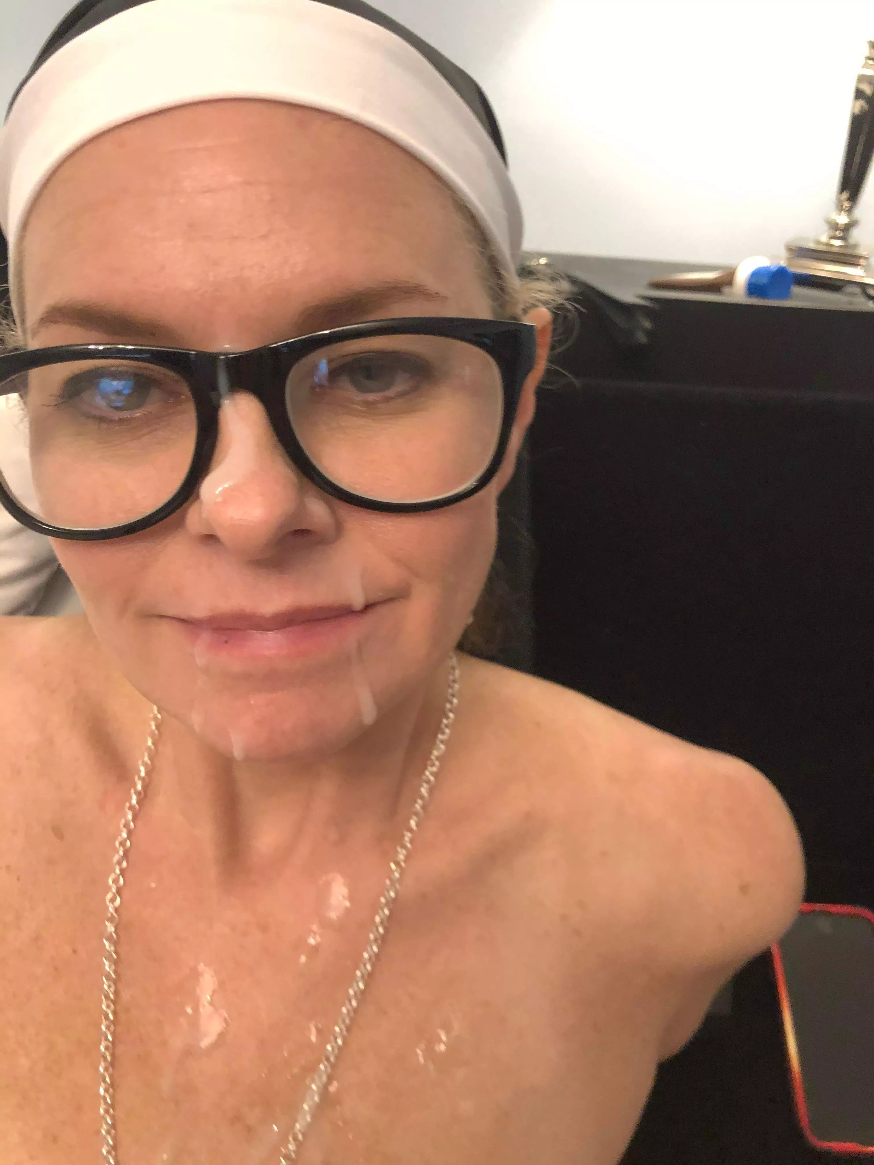 Some facial Nun cosplay posted by hotlegsplaytime