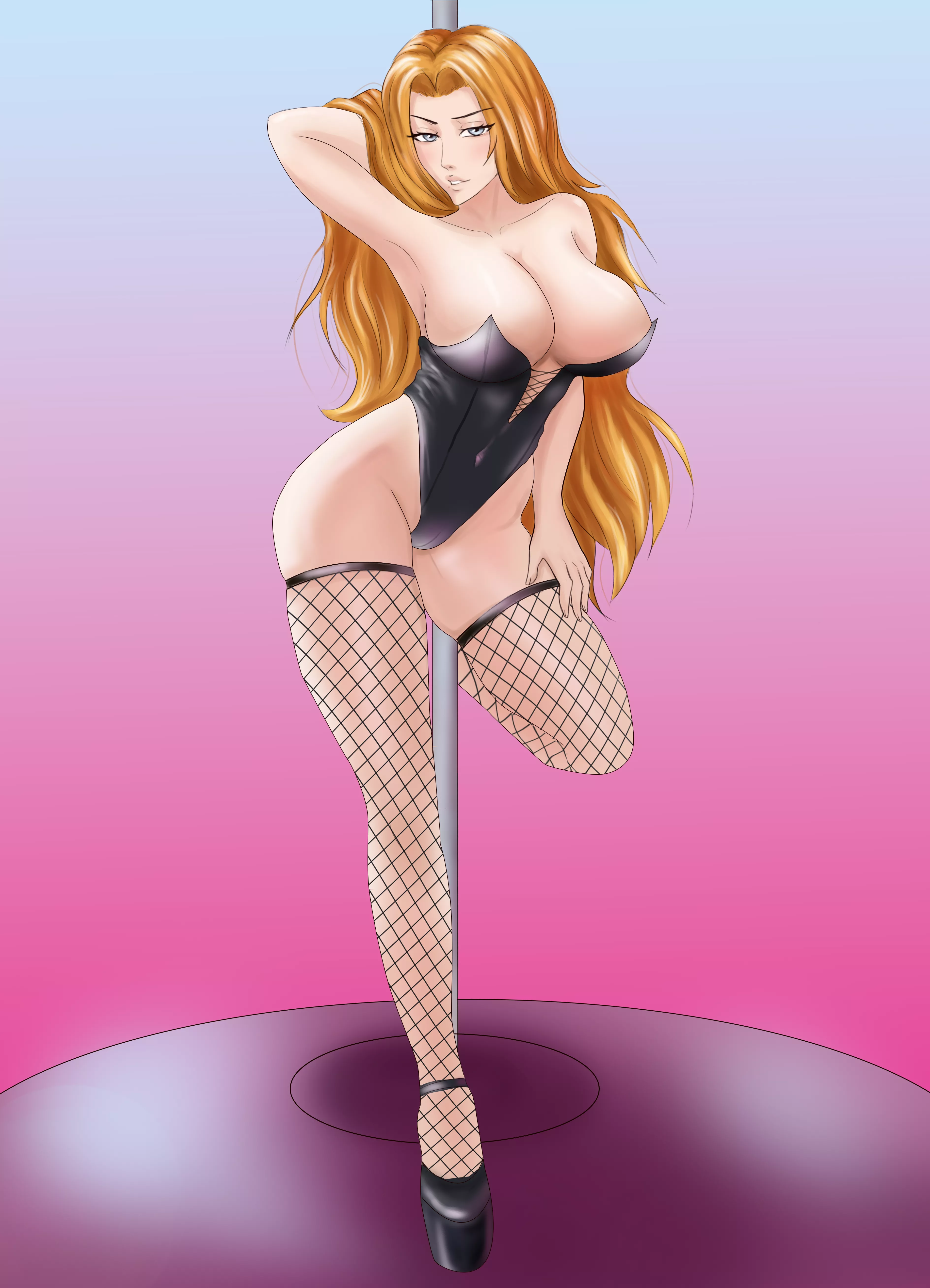 Stripper Rangiku [tanitiart] (bleach) posted by darkrobbe1
