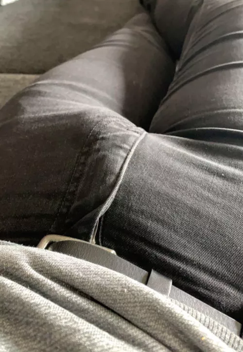 Sunday jeans morning bulge for you to enjoy. by Saltyandhard3371