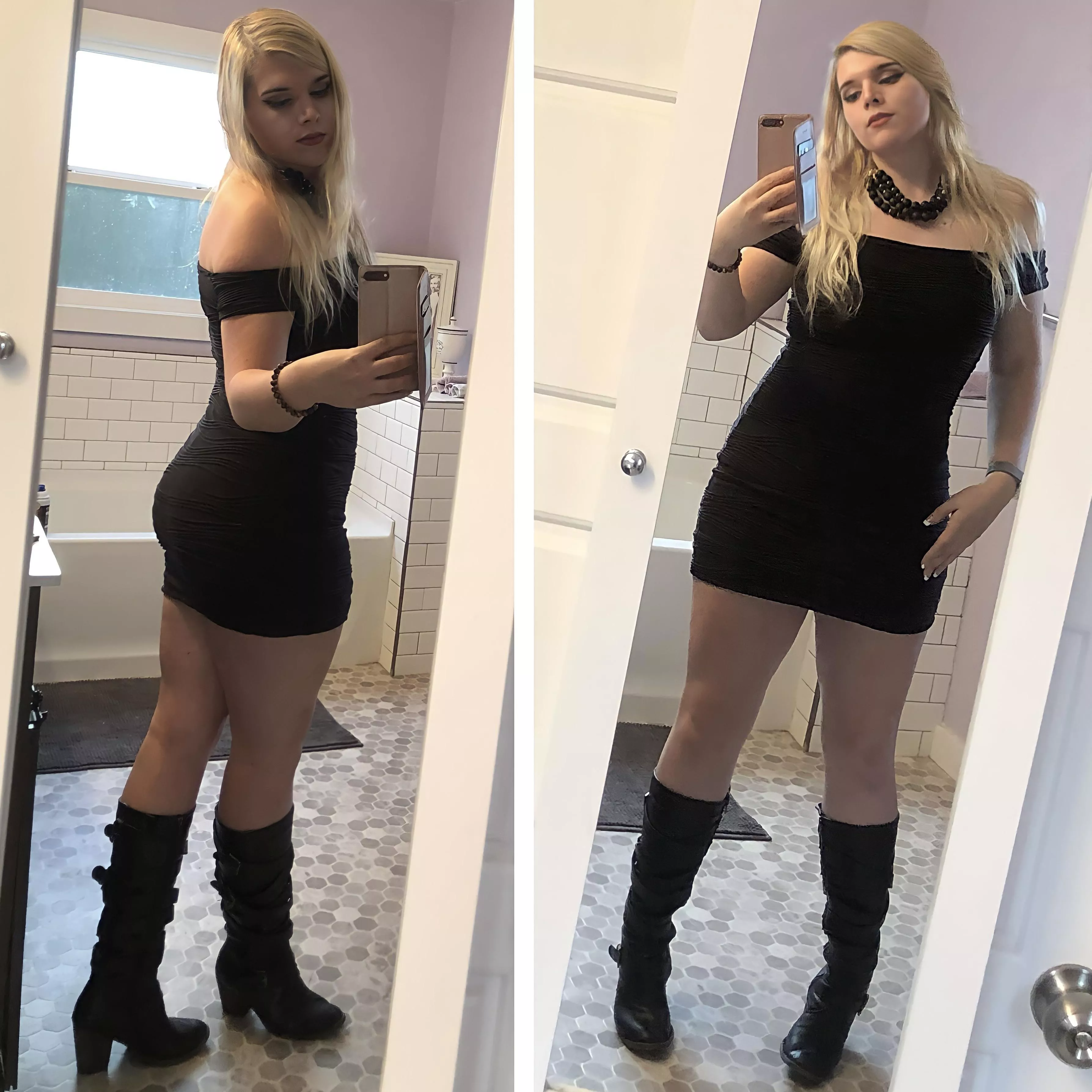Tbooty in a lil black dress? 😋 posted by realamandarae