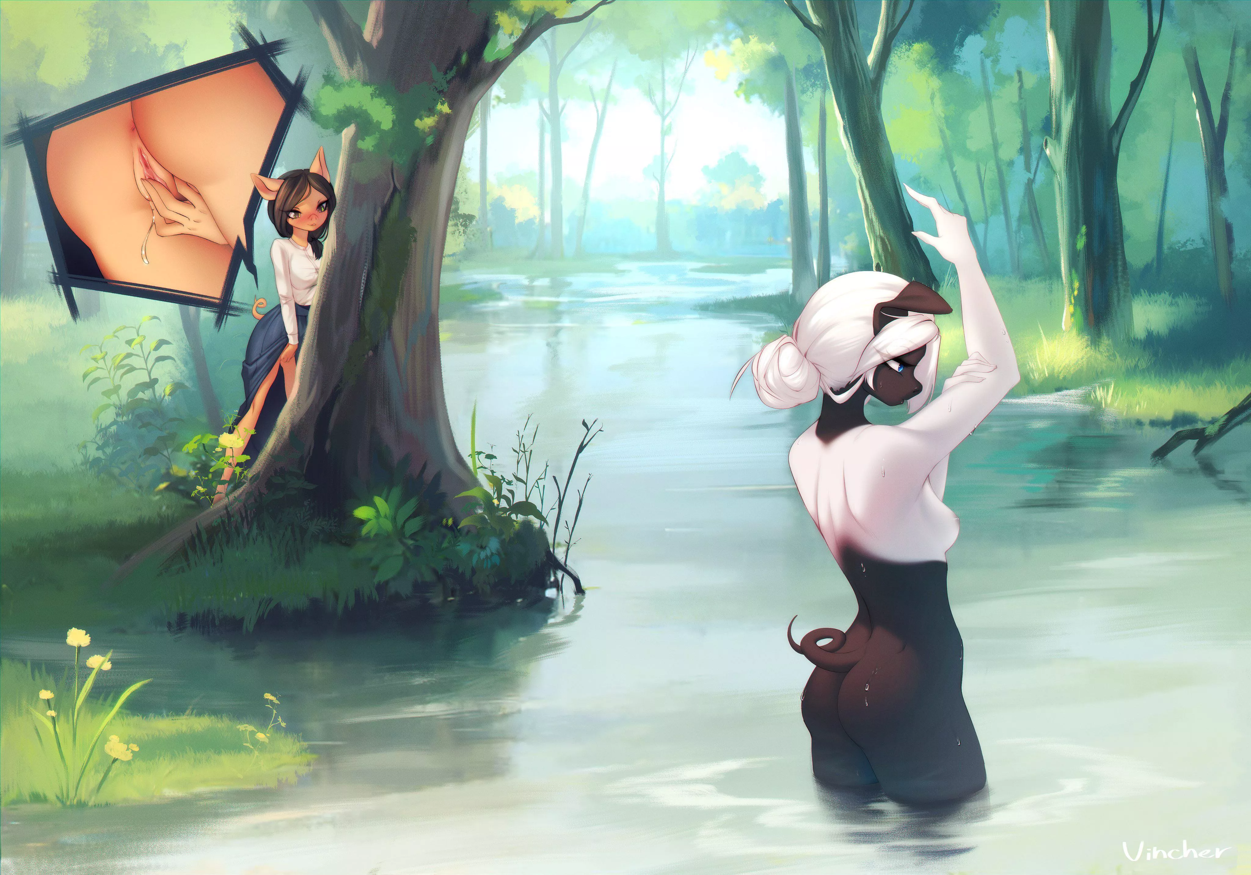 Watching from afar [FF] (Vincher) posted by 5headedragon