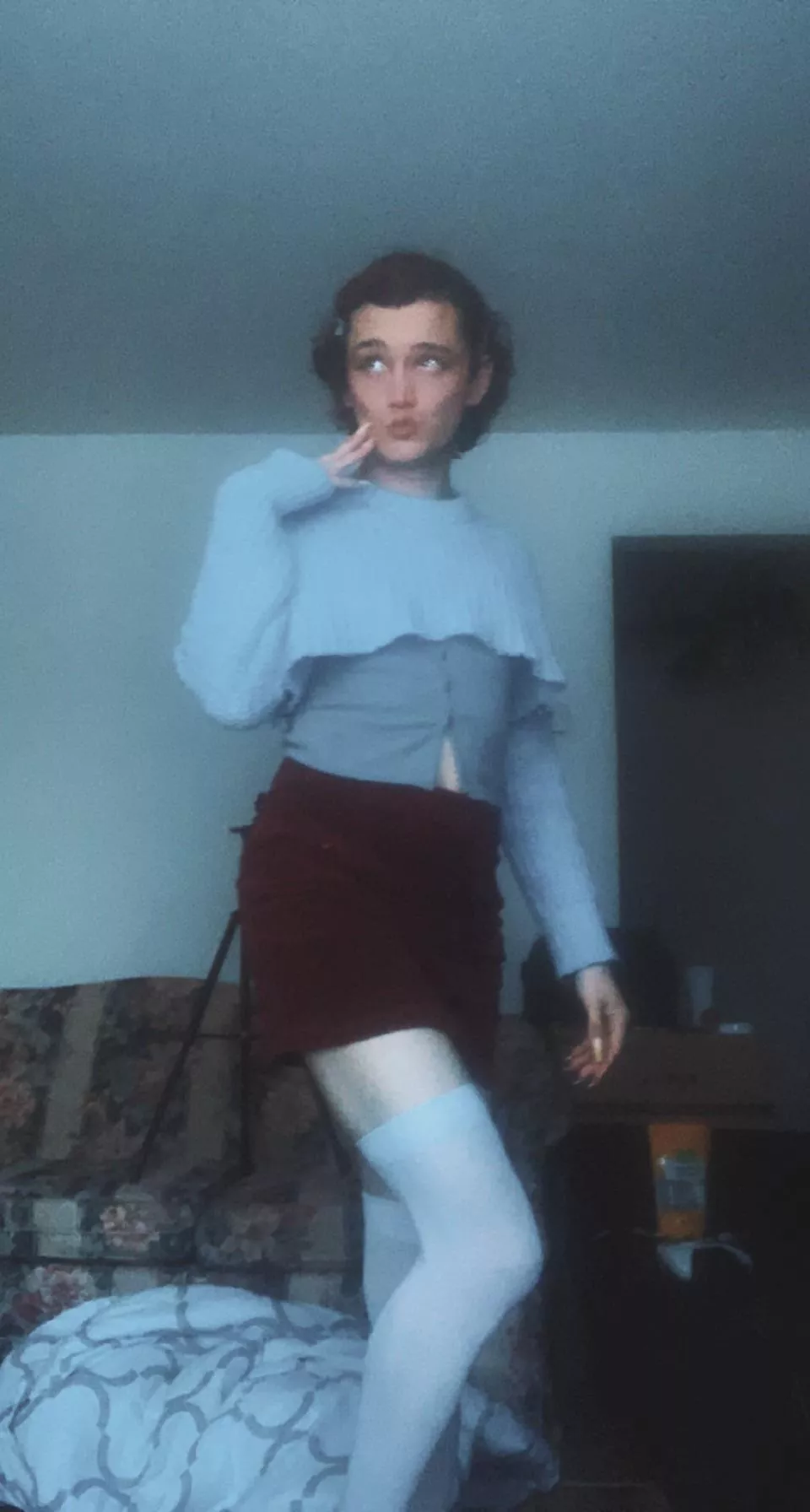 wore this out with co-workers, didn’t get any dick sooo hi?😋 posted by petithungrysissy