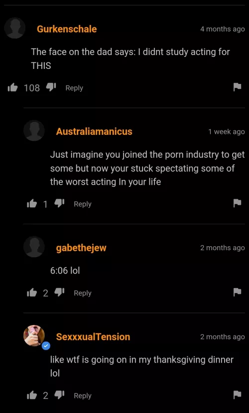 Being a porno is no excuse for D class acting! by DarthWookiee189