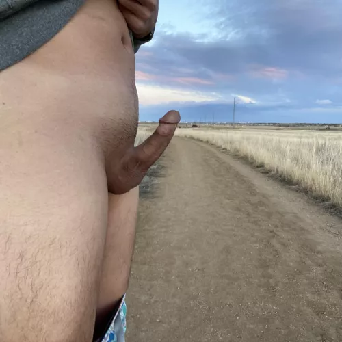 Come meet me on the trail 😉 by barefootbiboy