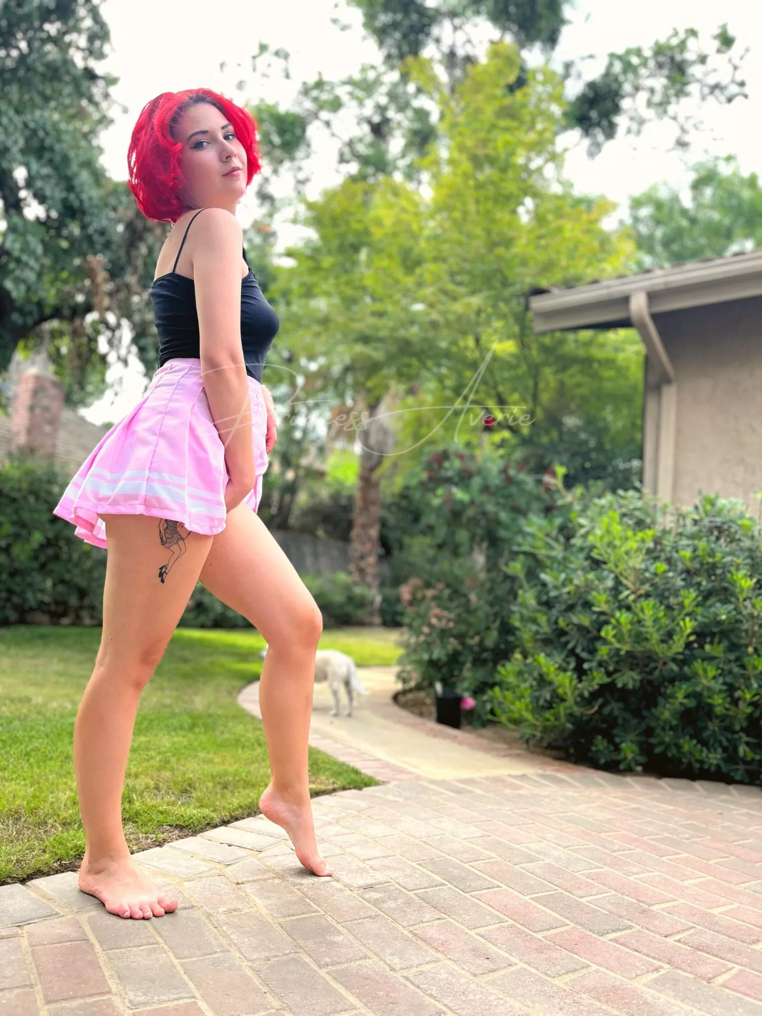 Do you like girls in pink skirts? posted by PrincessAverie