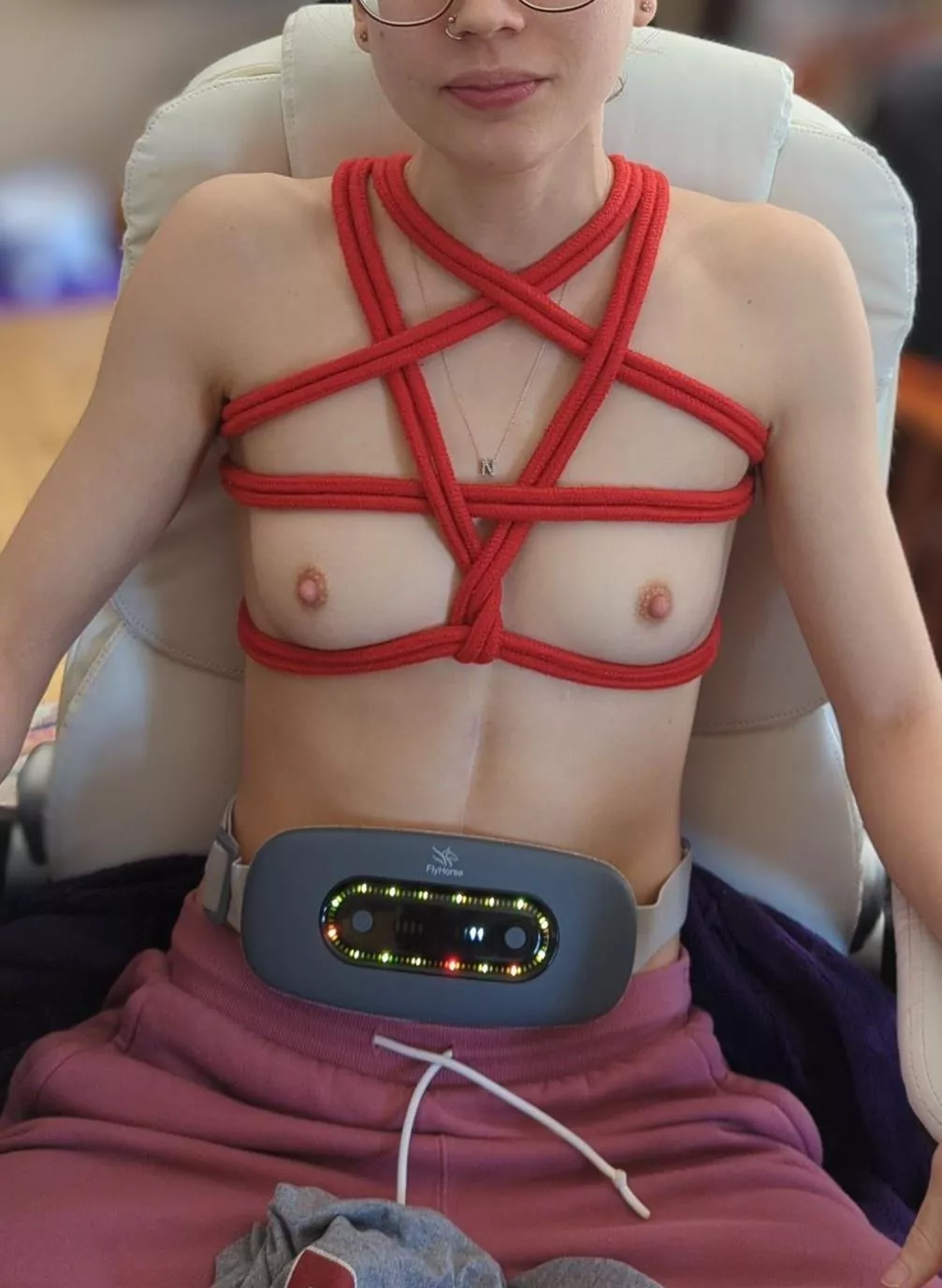 [F] The best part of working from home is getting tied up posted by CatCouple83