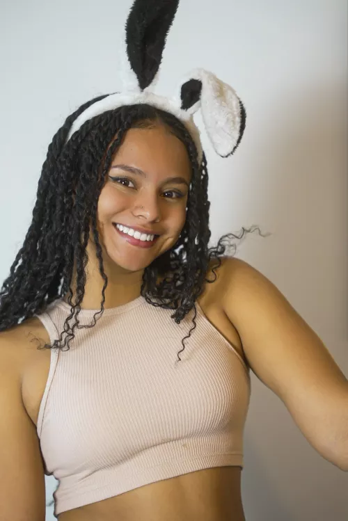 Feeling so adorable and fluffy, just like a bunny! by ILoveSmilinggBack