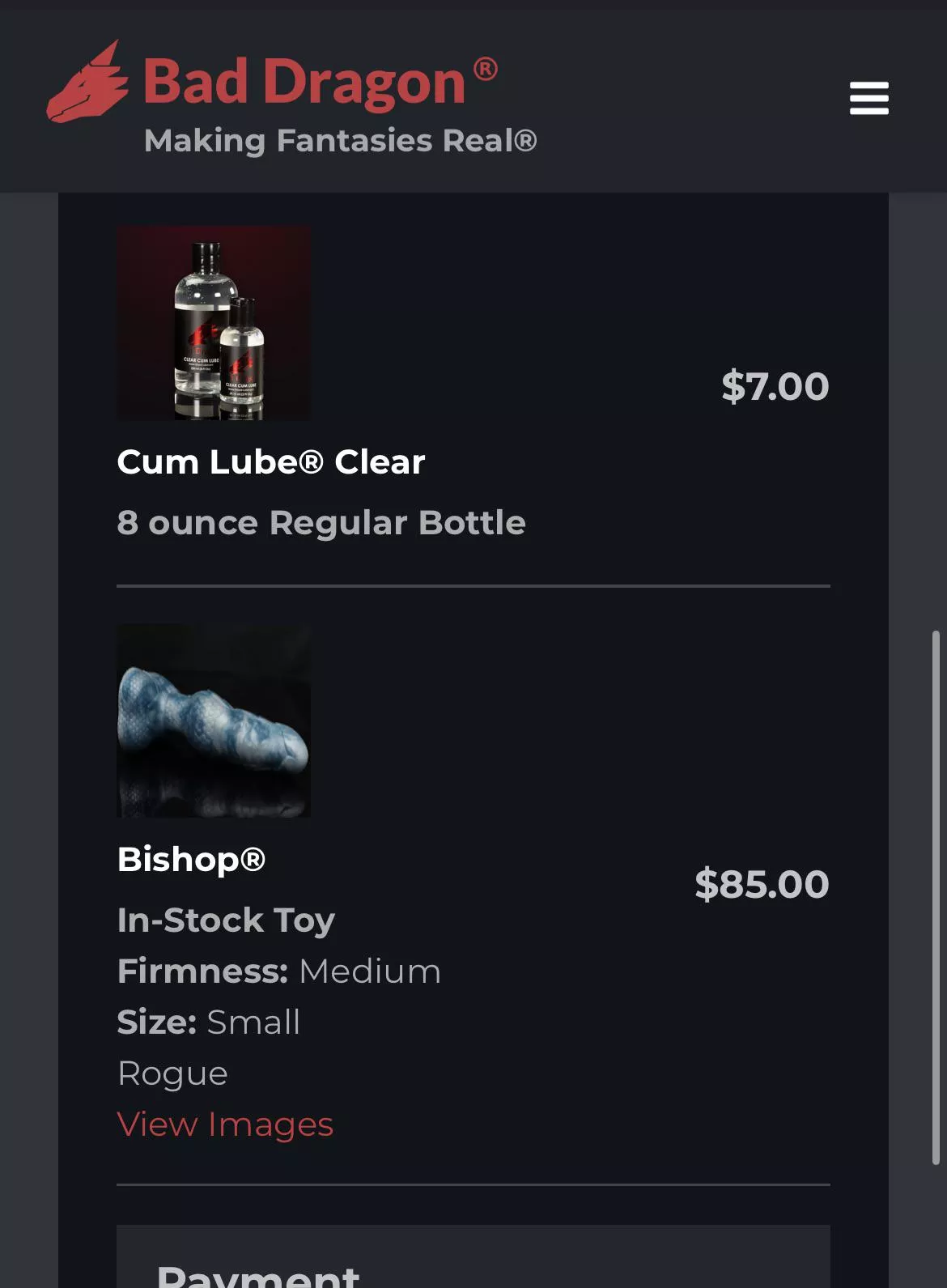 First time ordering a dildo, any tips? posted by SchemeDense