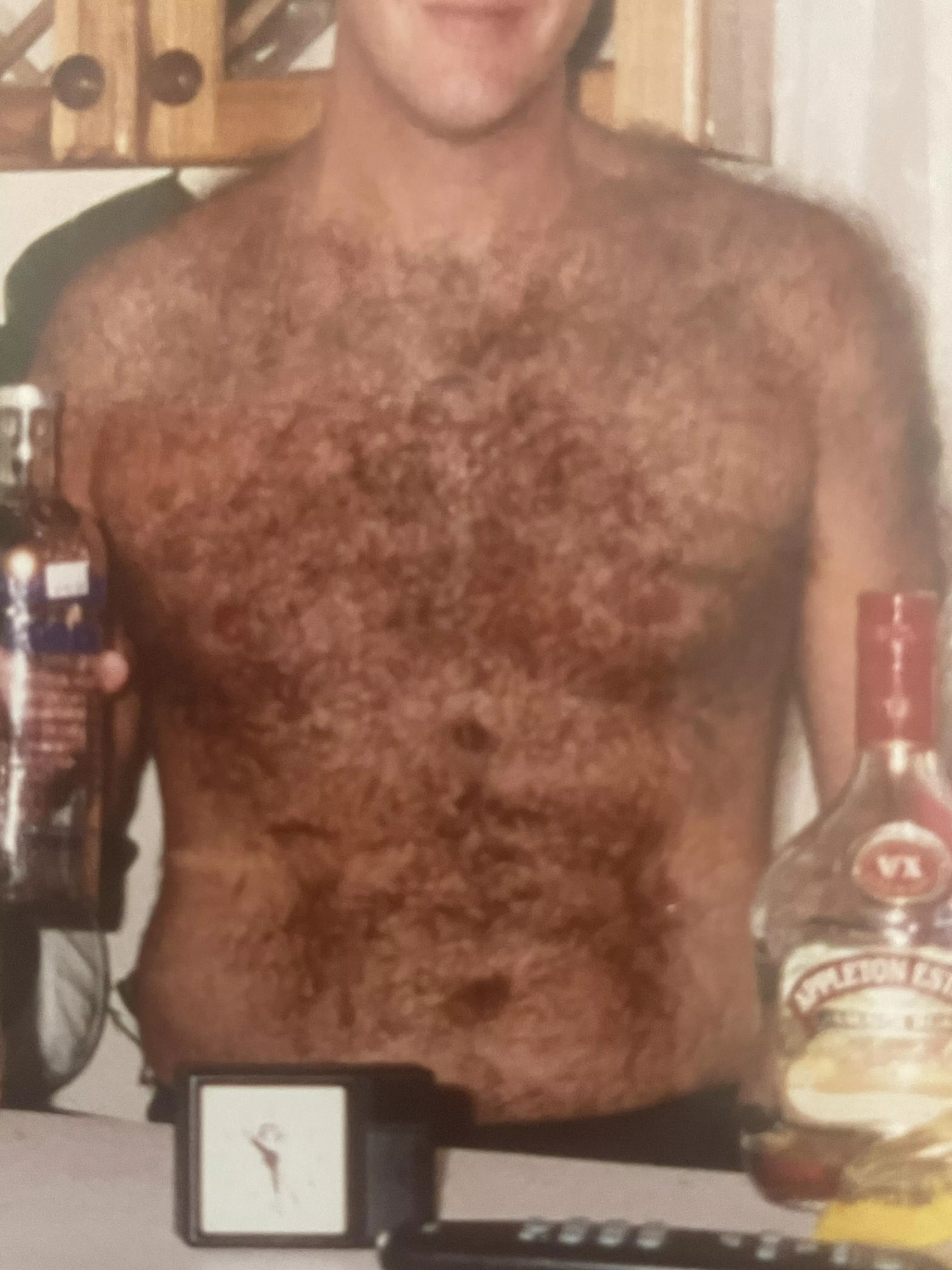 Hairy chest and shoulders posted by Grizzled222