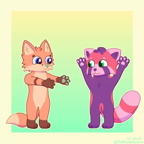 Hugs! (art by me) by LeSaR_
