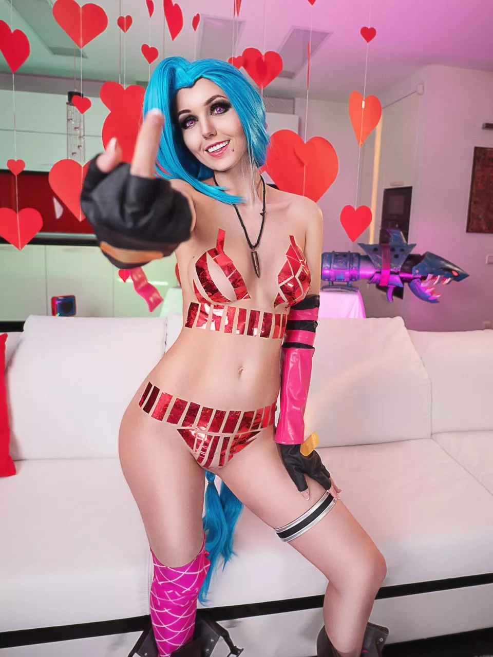 Jinx from League of Legends by Sia Siberia posted by Sia_Siberia_Real