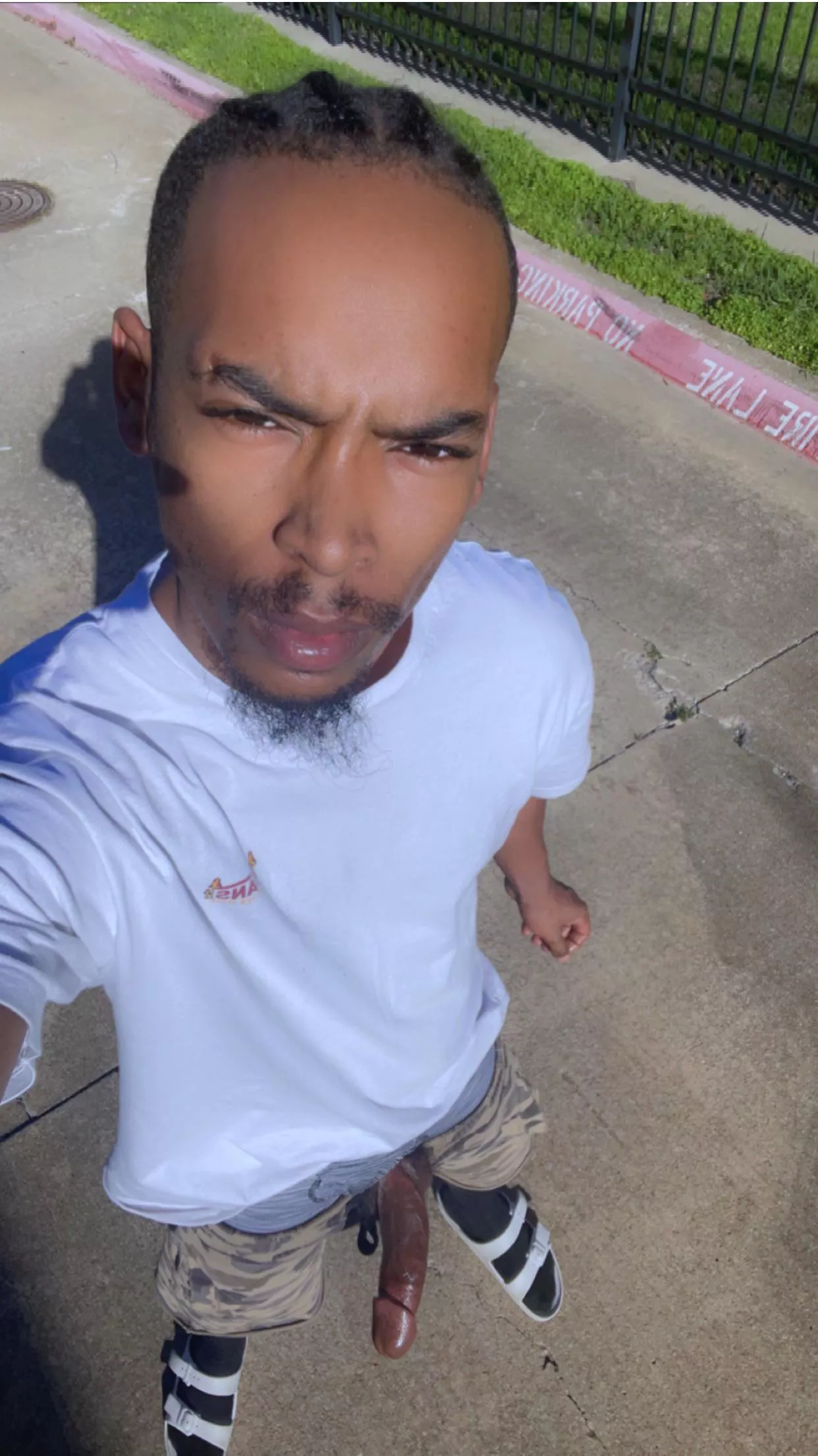 Letting my black dick get some air! Hoping a bad bitch will see me and get wet. posted by Adventurous_Line41