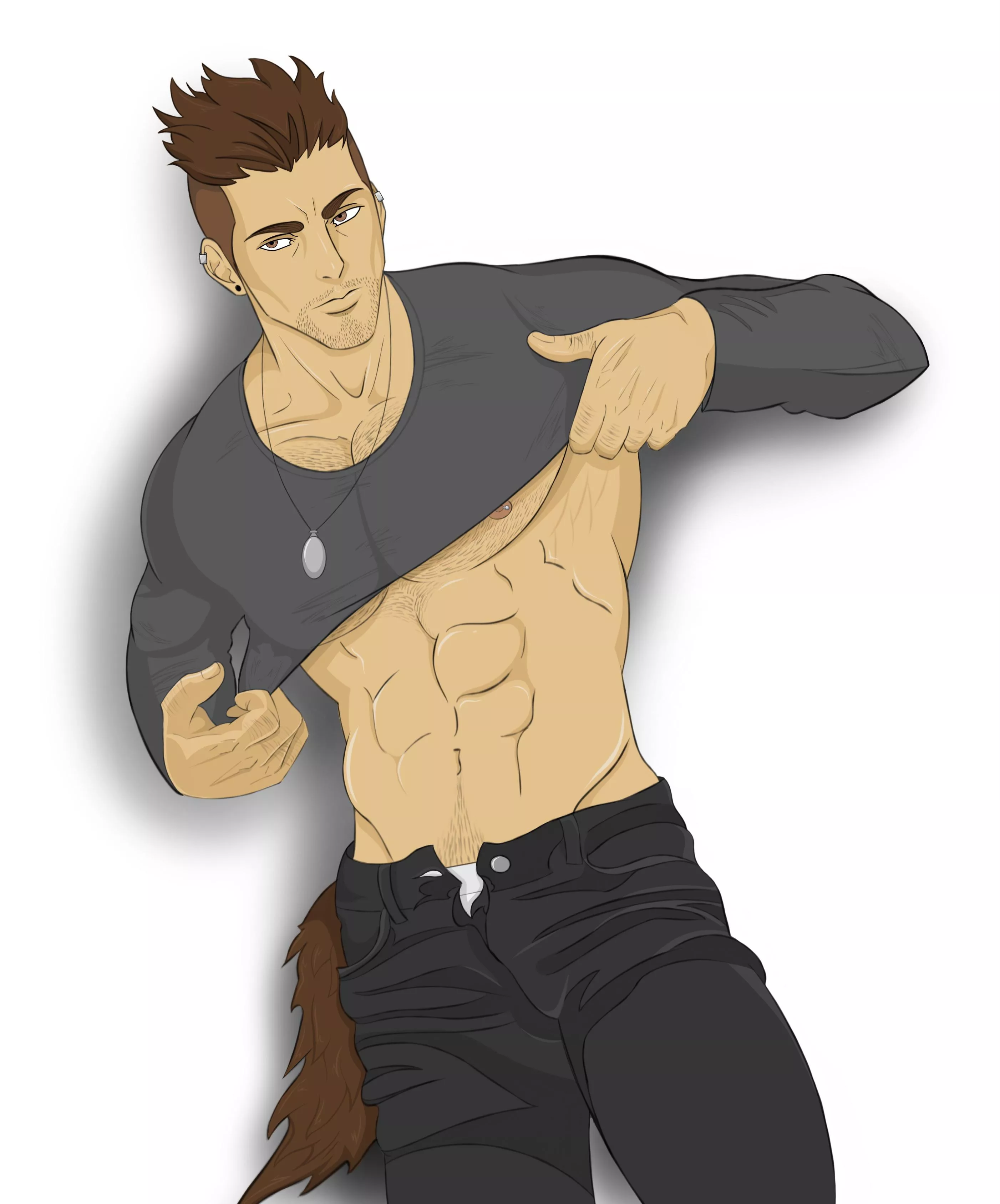 Luke’s ruff time (OC, by me) posted by Mochicooch