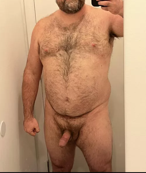 (M) Insecure about my dad bod and penis size. Be honest. by bluebeetle2253
