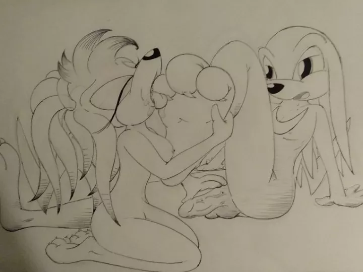 (M/F) Ocia honoring her master (art: me) posted by Woman_from_wish