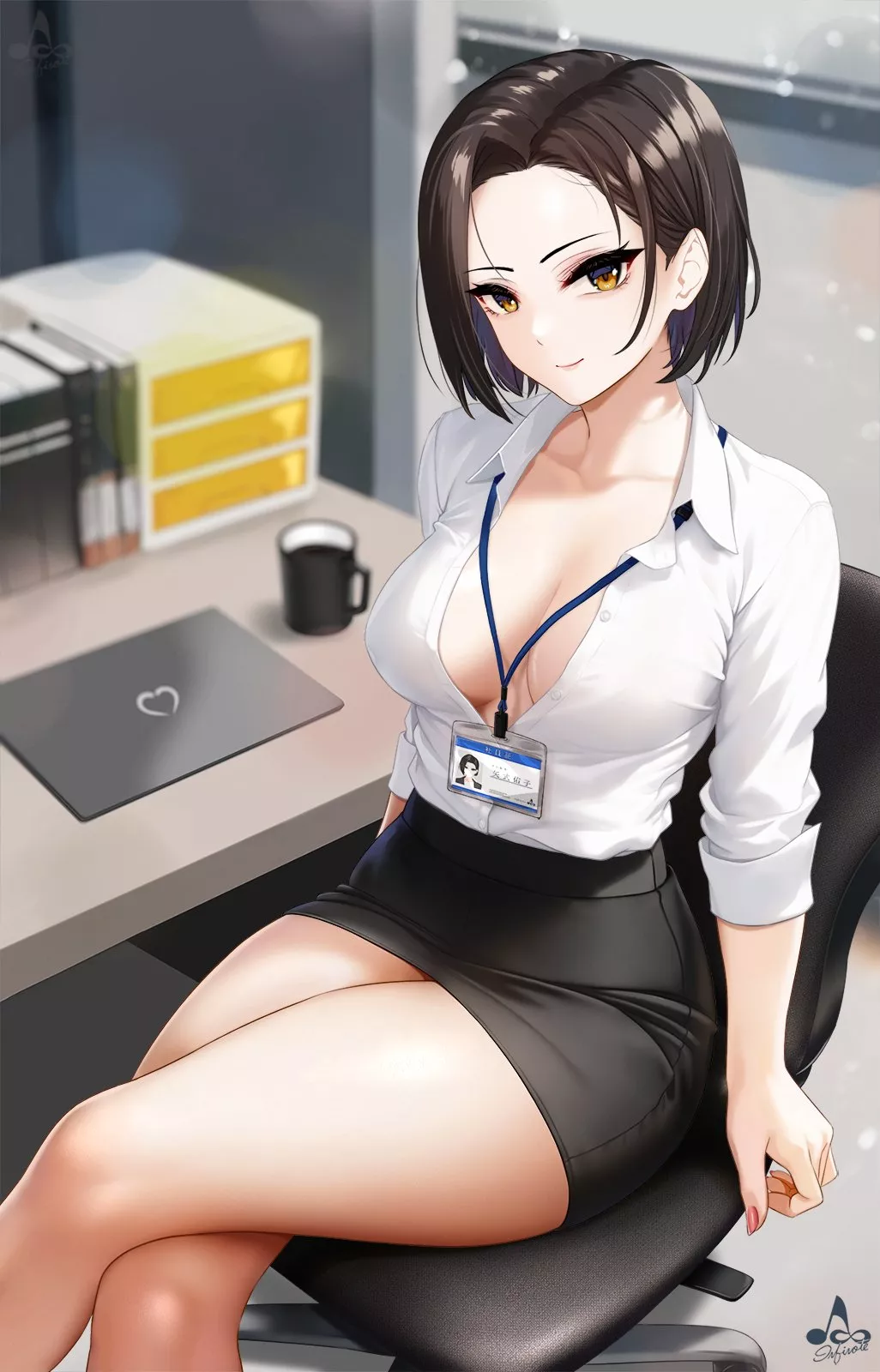 Office Lady posted by CheetahSperm18