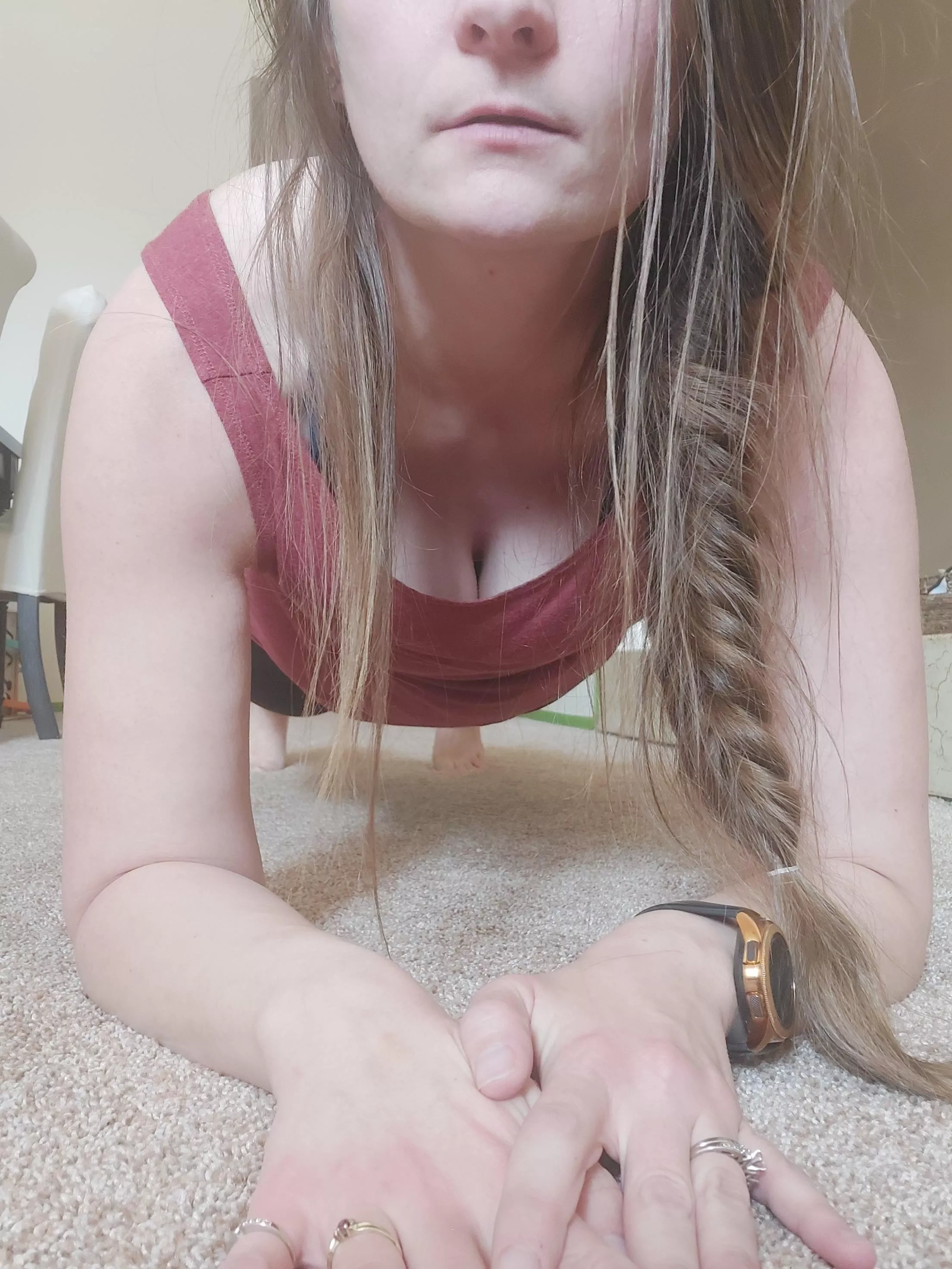 Planking for March some more. 😘 posted by MrsRemi213