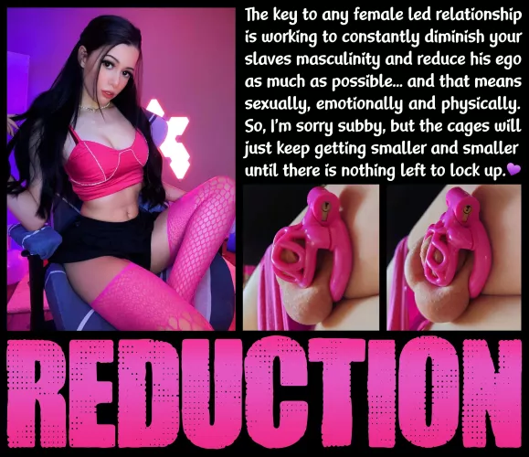 REDUCTION [chastity][femdom][shrinking] by Teas_Denial