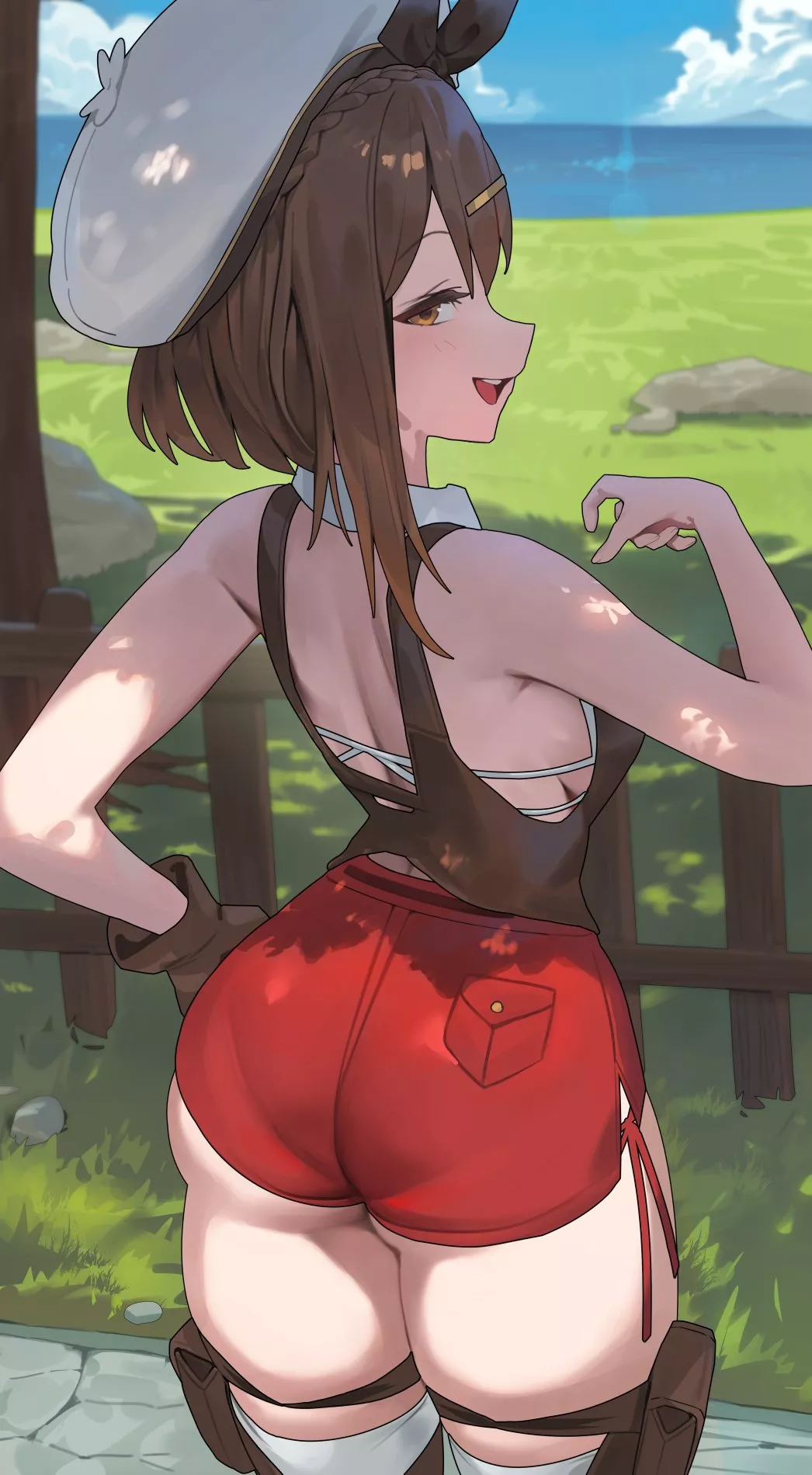 Ryza's back [Atelier Ryza] posted by kmlshblr