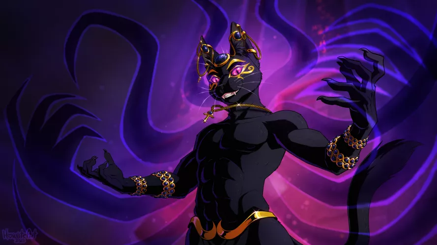 Shadow Claws (A beautiful commission from HowliteArt) by CorvusCalvaria