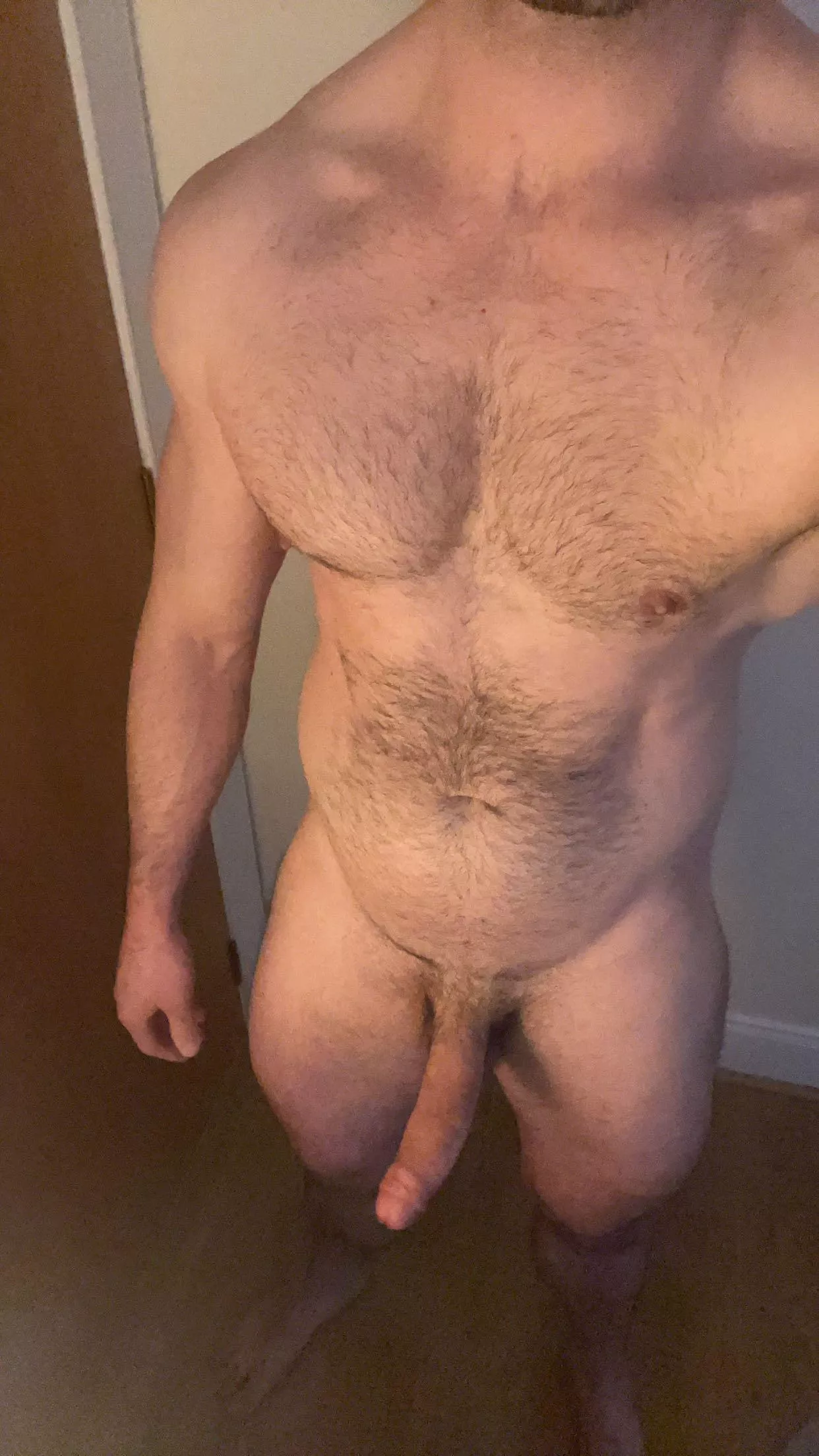 This stance would be complete with someone on their knees and at my mercy. Do you agree? 🤤 posted by thathotscotsman