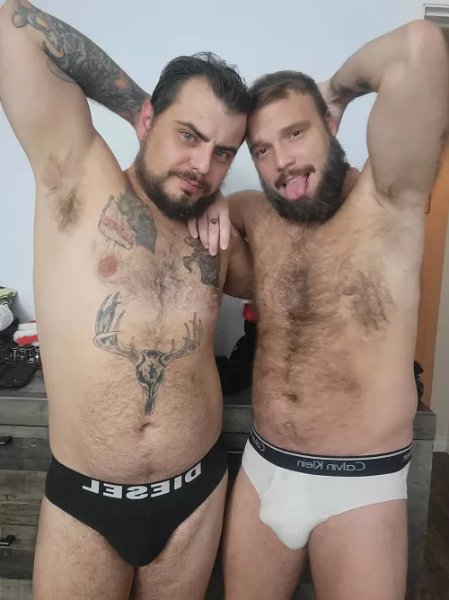 Two daddys with ripe pits in briefs by LucasHardwood