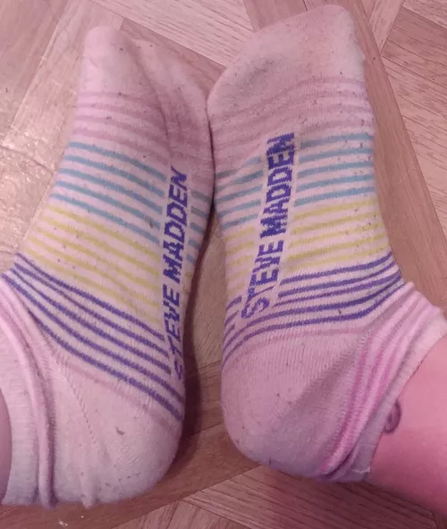 10 day worn socks available for purchase! message me to get them shipped today :) by Belleellah1