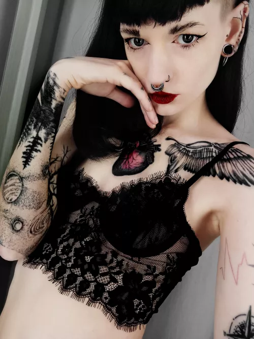 Black lingerie is my favorite. by missjescho