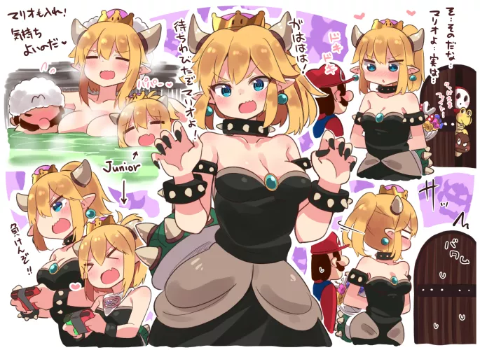 Bowsette's life by 4as