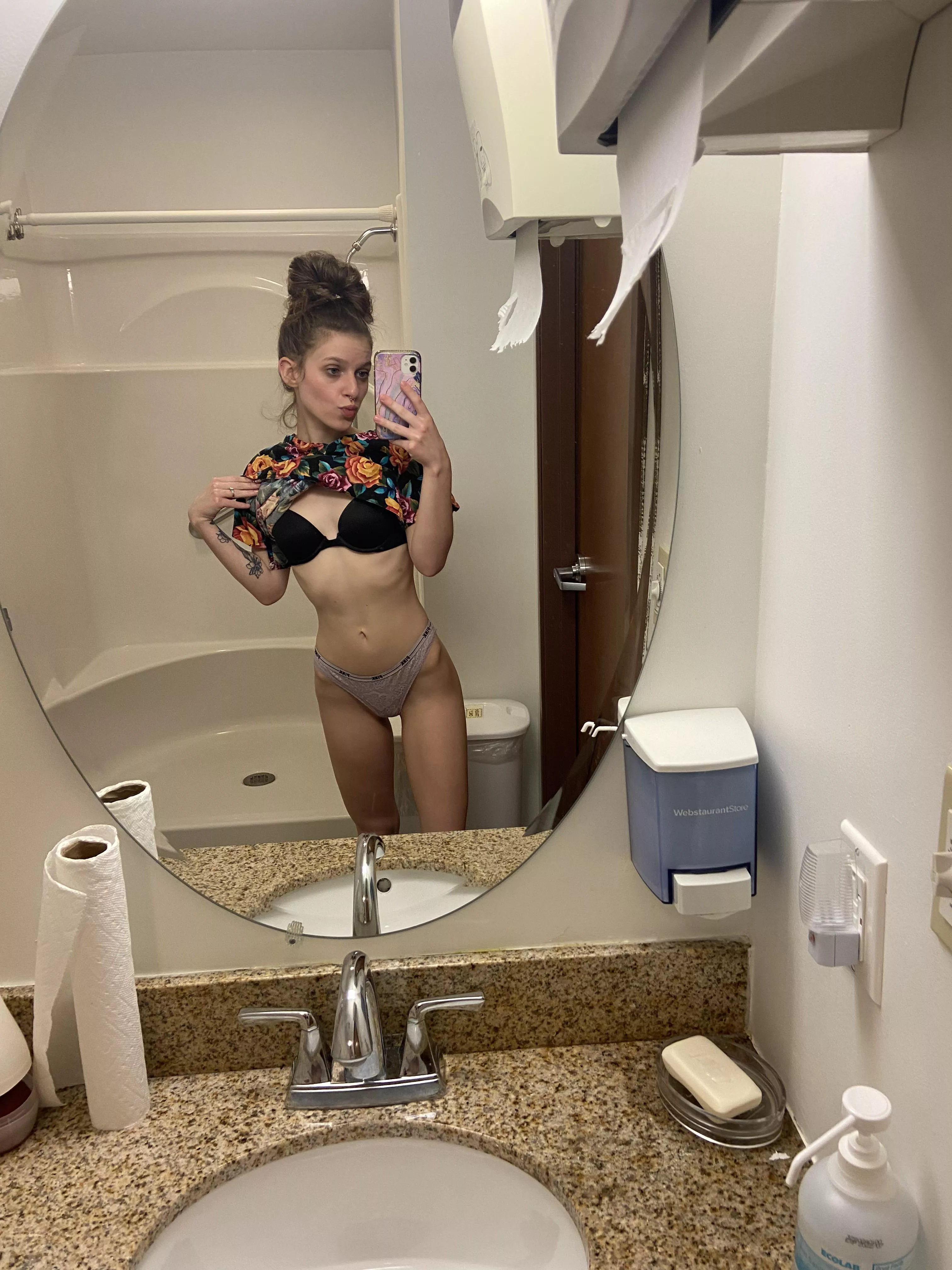 Break my petite body in the break room! posted by BabyBleuKell