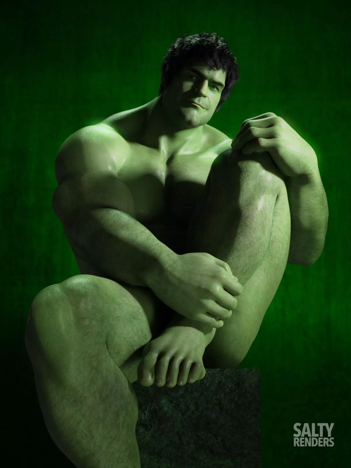 Coy Hulk (by me) posted by SaltyRenders