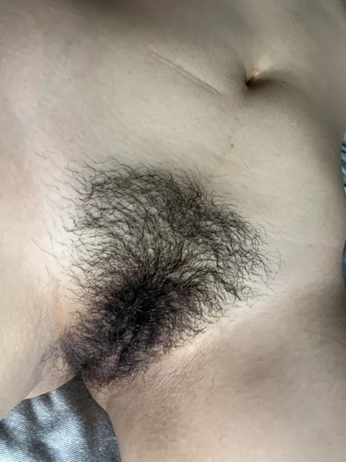 Cum on and inside my hairy pussy by Lane-703