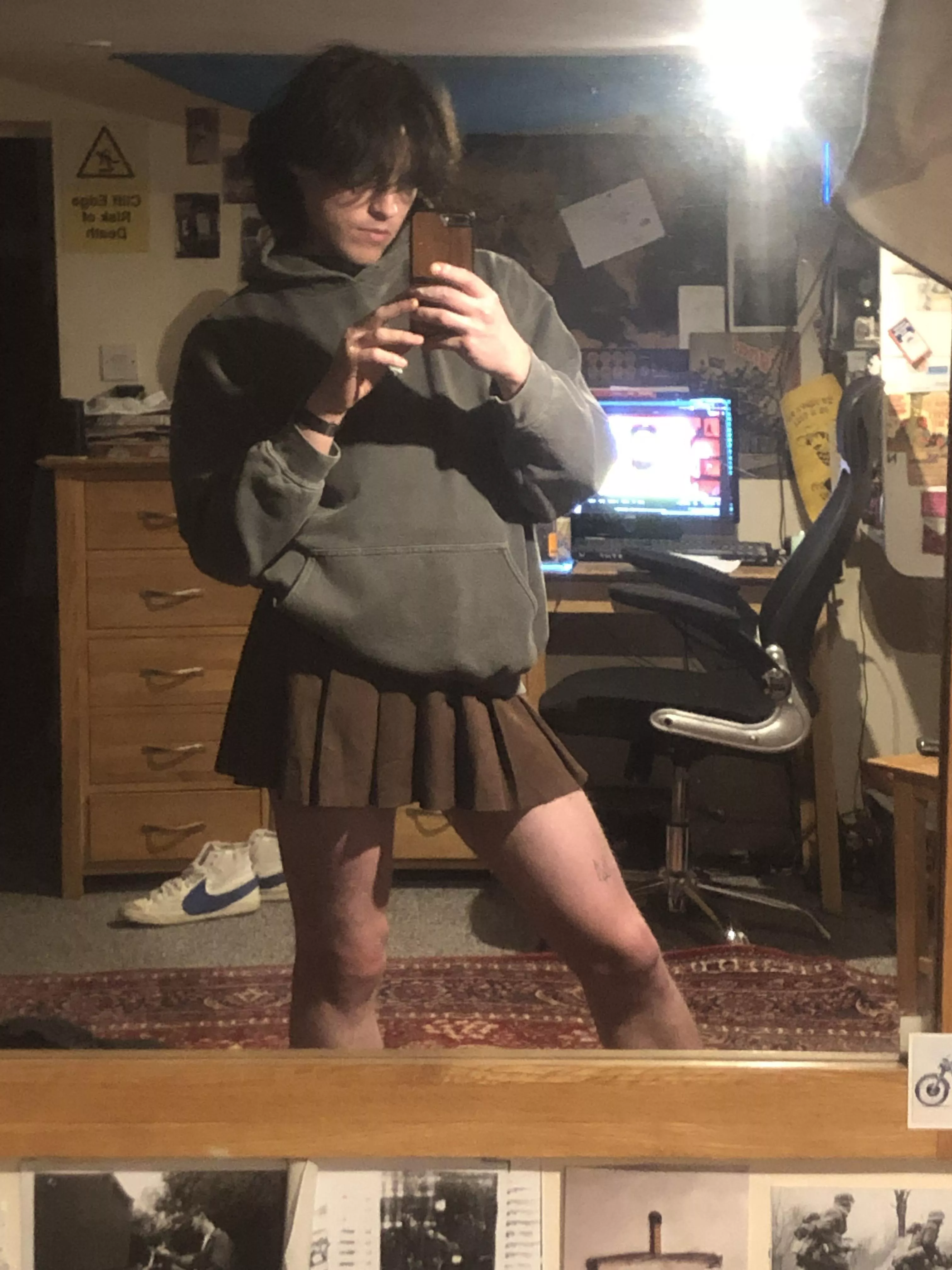 Dyed my hair black 😳 posted by Wrong_Village_9156