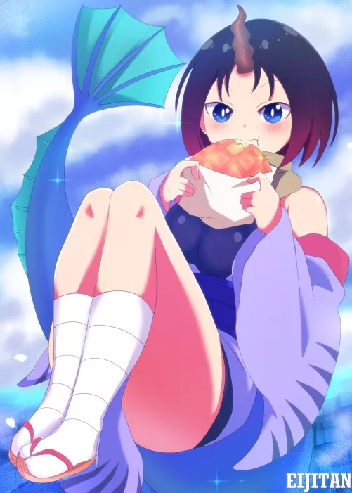 Elma got the munchies (By Eijitan) [Miss Kobayashi's Dragon Maid] by queshu22