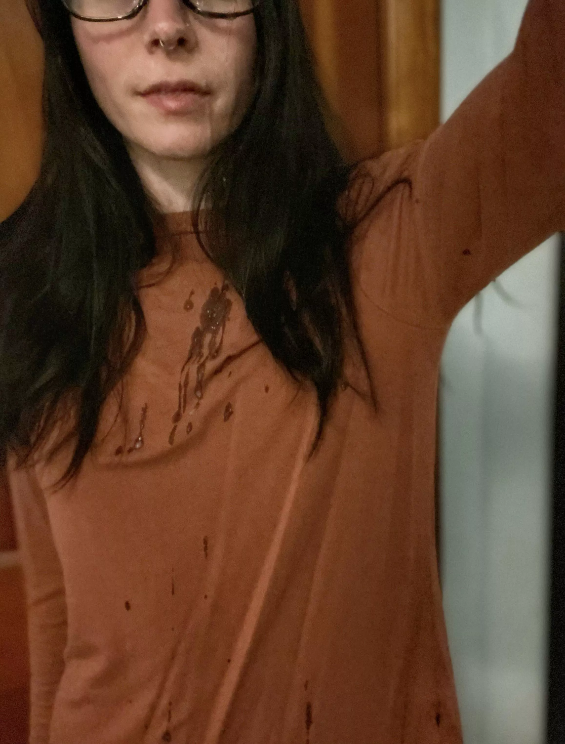 Facials always cover more of my top than anything (f) OC posted by ctsharing