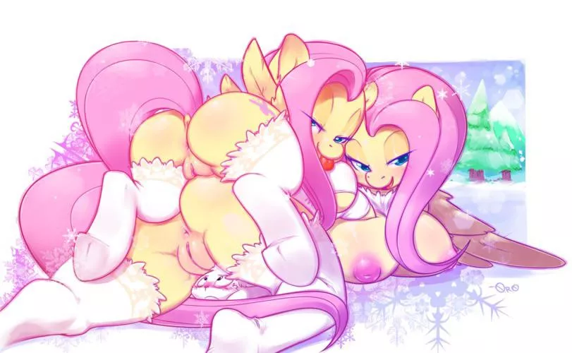 Fluttershy used the mirror pool~ (0r0ch1) posted by heisenstuff