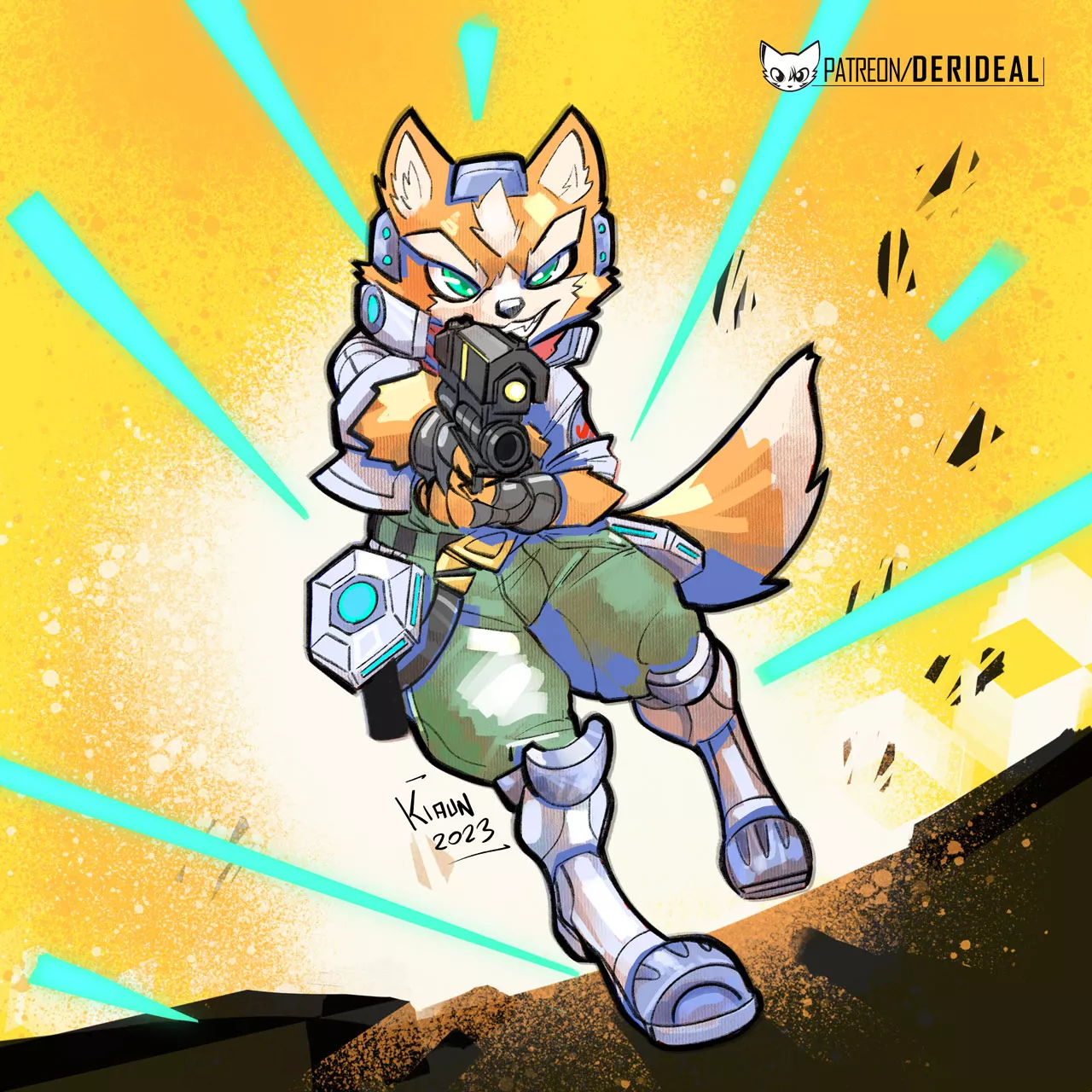 Fox mcCloud (art by me) posted by derideal